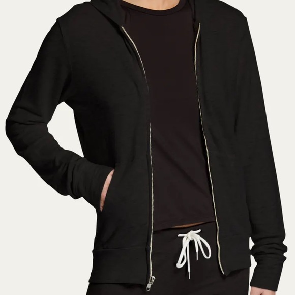 Monrow Supersoft Zip-Front Hoodie - Picture 5 of 16